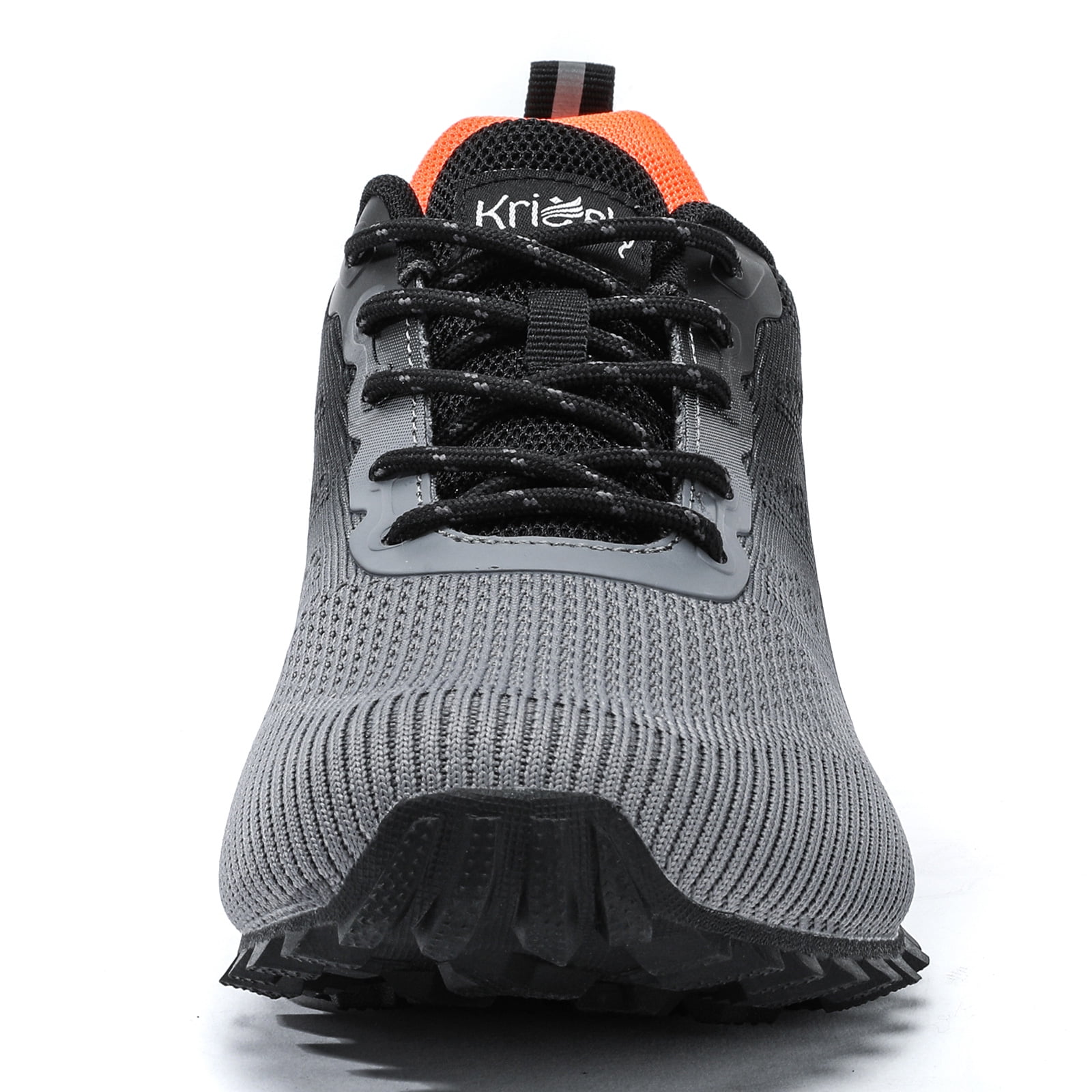 Kricely Men's Trail Running Shoes Fashion Walking Hiking Sneakers for Men Tennis Cross Training Shoe Outdoor Snearker Mens Casual Workout Footwear Grey Size 7.5
