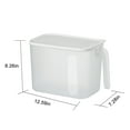 thumbnail image 3 of Christmas Gifts Clearance! SHENGXINY Storage Box Clearance Plastic Storage Bins With Lids – Perfect Kitchen Organization Or Pantry Storage – Fridge/Cabinet Organizers Clear, 3 of 6
