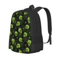 thumbnail image 1 of Balery Skulls And Cobwebs Mochila para hombre y mujer - Tela Oxford 600D resistente - Gran capacidad, resistente al agua, ideal para la escuela, viajes y senderismo, 1 of 6