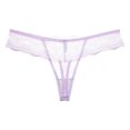 thumbnail image 1 of Ausyst Panties for Women Women's Sexy Lace Transparent Hollow Low-Rise Seamless Briefs Thong M-XL Clearance, 1 of 5