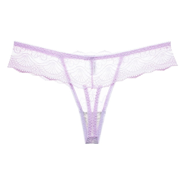 Clearance Sale 2025 Intimates Women's Clearance Lace Transparent Hollow Low-Rise Seamless Briefs M-XL