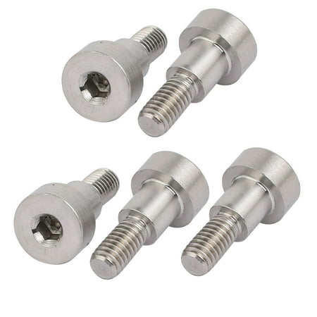 

Uxcell 5pcs Hex Socket Shoulder Bolt 8mm Shoulder Dia 8mm Shoulder Length M6 Thread
