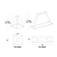 thumbnail image 2 of WAC Lighting Frame Rectangular 58" LED Contemporary Aluminum Pendant in Black, 2 of 2
