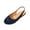 Navy, variant on Slingback Flats for Women Peep Toe Elastic Strap Sandals Classic Simple Soft Casual Dressy Office Work Daily Comfortable Summer Footwear