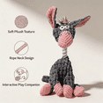 thumbnail image 5 of Indestructible Dog toys,Squeaky Chew Toy Durable Plush Dog Toys for Aggressive Chewers,Chew-resistant, for Small Medium Large Dogs Puppy Teething Toys 10.04" A, 5 of 8