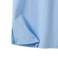 thumbnail image 6 of Wrtxtat Linen Henley Shirt for Men Casual Loose Fit Tshirt with Chest Pocket Lightweight Spring Summer Solid Color Pullover Big and Tall Sky Blue XXL, 6 of 7