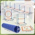 thumbnail image 3 of PawHut Dog Agility Training Equipment, 8PCS Dog Obstacle Course Starter Kit, 3 of 10