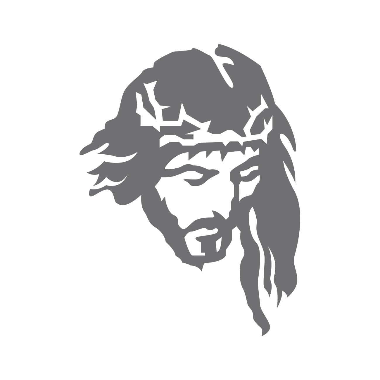 Jesus Christ Sticker Decal Die Cut Self Adhesive Vinyl Weatherproof