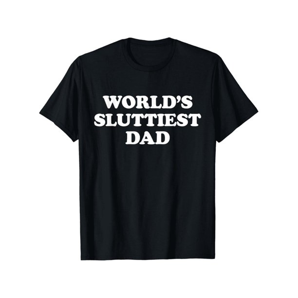 Camiseta unisex de algodón de manga corta y cuello redondo - Camiseta informal con estampado humorístico "El papá más guarro del mundo" para hombre y mujer