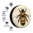 thumbnail image 3 of Bingfone Honey Bee Spare Tire Cover Weatherproof Universal Wheel Protectors for RV Camper Travel Trailer SUV Truck-15 inch, 3 of 8