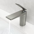 thumbnail image 3 of EZANDA Single Single-handle Bathroom Faucet with Drain Assembly,Black Stainless, 3 of 9