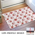 thumbnail image 3 of White Cow Strawberry Love Pattern Door Rugs,Washable Non Slip Door Mats Indoor,Decorative Door Mats,Entry Mat Indoor for Entrance,Bedroom,Kitchen,Bathroom,16"x24", 3 of 6