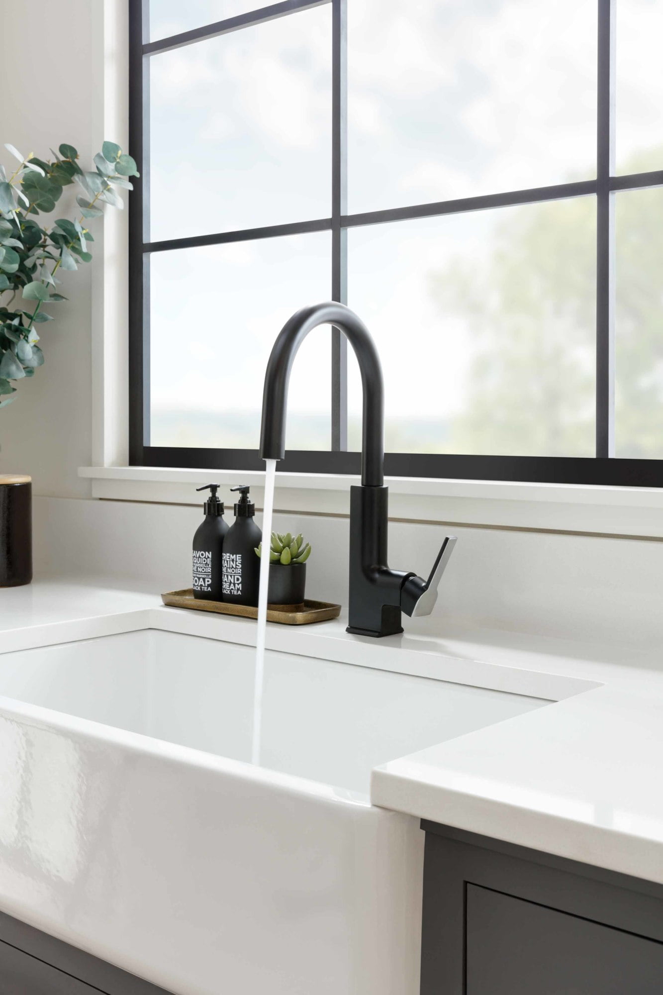 Moen STo Matte Black One-Handle Pulldown Kitchen Faucet
