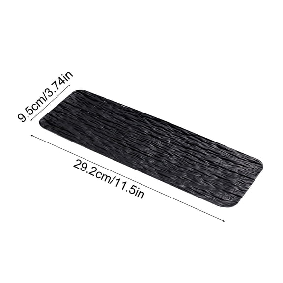 YYUZH Rectangular Sushi Serving Tray, Multi-Purpose Party Platter for Appetizers, Cheese, Snacks, and Entertaining, Dishwasher Safe