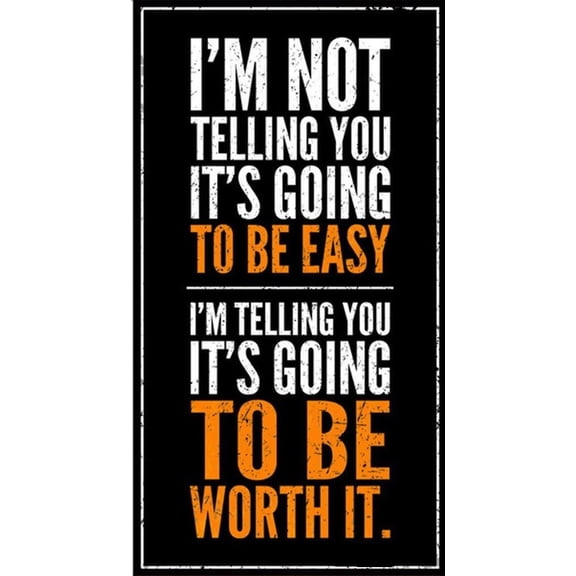 Inspirational Print Quote Poster Motivational Positive Wall Art Office Classroom Living Room Decor