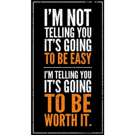 Inspirational Print Quote Poster Motivational Positive Wall Art Office Classroom Living Room Decor