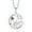 02-February - Amethyst, variant on Guardian Angel Necklace for Women 925 Sterling Silver Tree of Life Necklace Ruby Pendant July Birthstone Jewelry Gifts for Mom Wife Her
