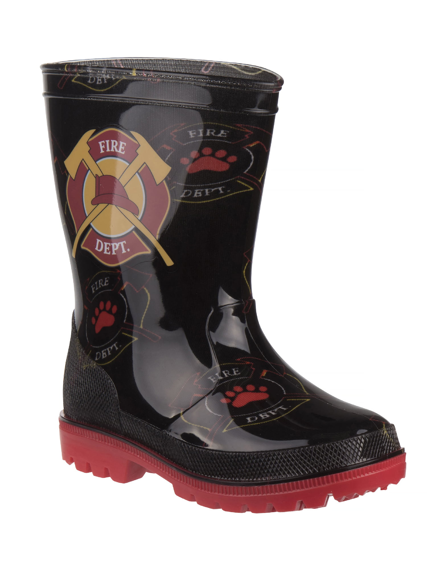 New Boys EC19 Spider Web Jelly Round Toe Pull On Rain Boot Size 5-10 