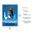 thumbnail image 2 of Gathering Happiness at the Riviera - French-Italian Riviera - Vintage Advertising Poster by Raymond Peynet c.1990 - Master Art Print 10in x 14in, 2 of 4