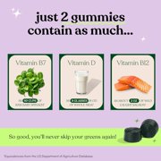 Lemme Greens Daily Superfood Gummies with Probiotics, Berries & Greens Flavored, 60 Count