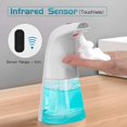 thumbnail image 3 of Dispensador automático de jabón de espuma, dispensador de jabón líquido, utiliza baterías o conector USB, 250ml, con sensor infrarrojo, para la oficina escolar de baño de cocina Feliz Sencillez, 3 of 3