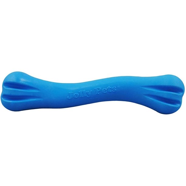 Juguete Hueso Jolly Pets Azul 8 Pulgadas
