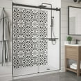 thumbnail image 6 of Miseno Msdcr7660dr Drift 76" High X 59" Wide Sliding Frameless Shower Door - Nickel, 6 of 7