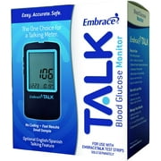 Embrace Talk APX03AB0300 Talking Blood Glucose Monitor System Test Strip