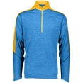 thumbnail image 3 of Holloway Sportswear S Boys ELECTRIFY 1/2 ZIP PULLOVER Royal Heather/Light Gold 222642, 3 of 7