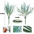 thumbnail image 2 of SURJDE Blue Artificial Flowers for Outdoor Faux Outdoor Flowers Artificial Flowers That Look Real Outdoor Fake Flowers Outdoor Flowers Artificial for Porch Artificial Lavender Flowers for Outd, 2 of 7