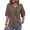 Brown, variant on UVN Blouses for Women Long Sleeve Shirts Casual Dressy Pleated Tunic Tops