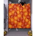 thumbnail image 3 of Halloween Fall Floral Shower Curtain Set ，Waterproof Fabric Shower Curtains Shower Curtains for Bathroom,Bathroom Decor 54x"78", 3 of 6