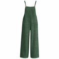 thumbnail image 3 of Avolia Women's Washed Denim Jumpsuit Sleeveless Wide Leg Casual Overalls Relaxed Fit Pant, 3 of 3
