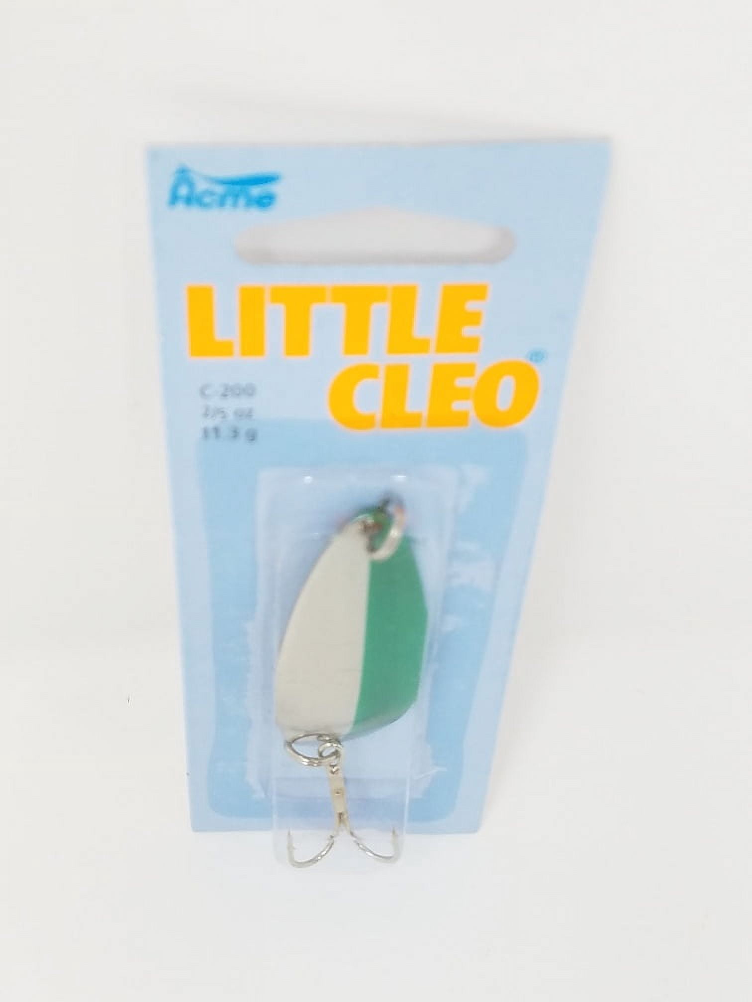 Acme Tackle Little Cleo Fishing Spoon Nickel Neon Blue 2/5 oz.