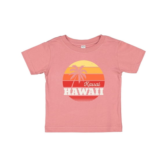 Inktastic Kauai Hawaii Retro Sunset Boys or Girls Baby T-Shirt