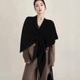 thumbnail image 3 of MOMOJIA Stylish Wool-Mix Scarf Shawl For Women Winter Warm Layering Piece Snow Commute Fashion Essential, 3 of 10