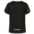 thumbnail image 3 of MSemis Boys Quick Dry Short Sleeve T-Shirt Kids UPF 50+ Sun Protection Rash Guard Athletic Running Black 140, 3 of 4