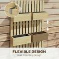 thumbnail image 4 of Outsunny 5 Box Raised Garden Bed w/ Trellis, Drain Holes, Adjustable Height, 4 of 9