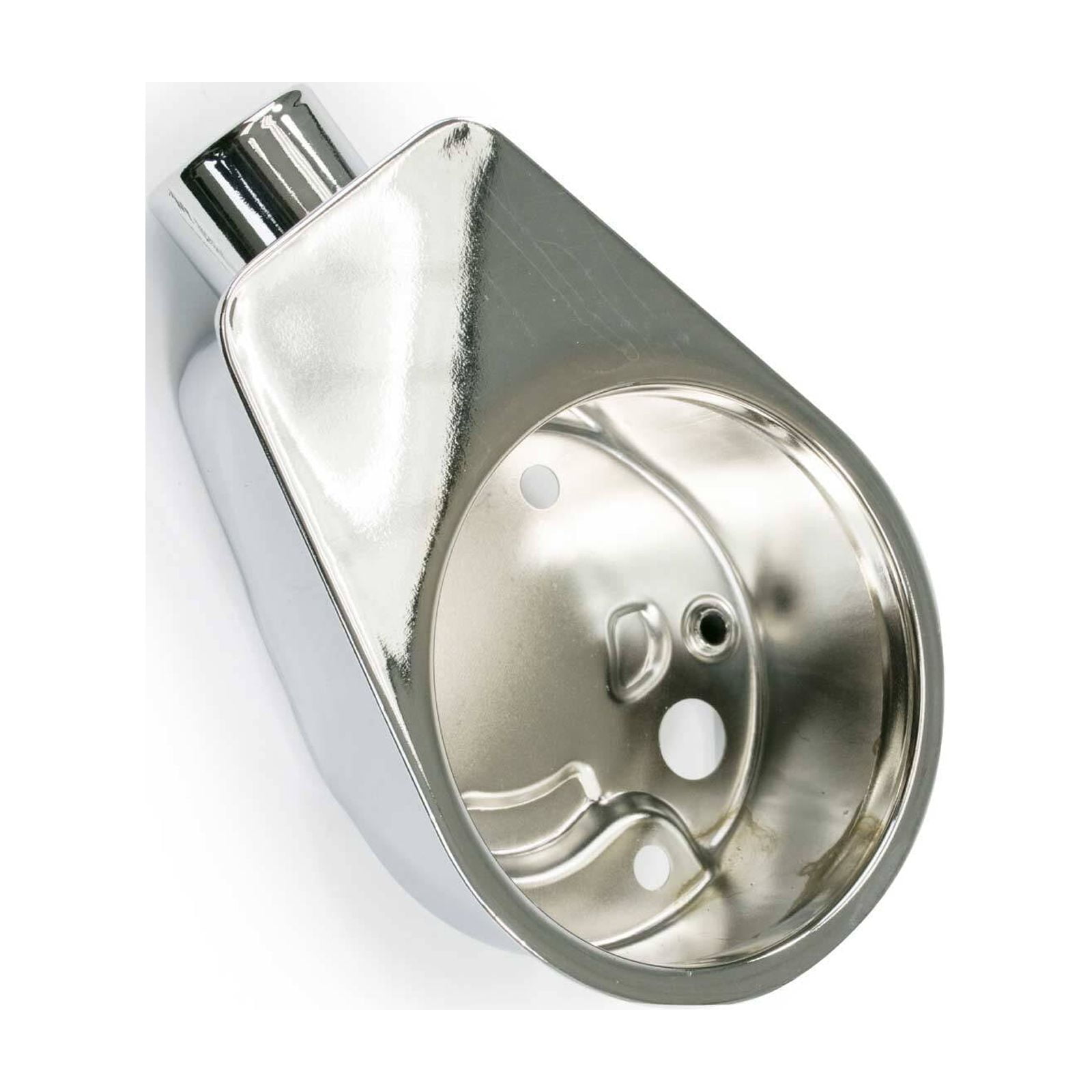 P Series Power Steering Pump Reservoir for GM Saginaw - Chrome