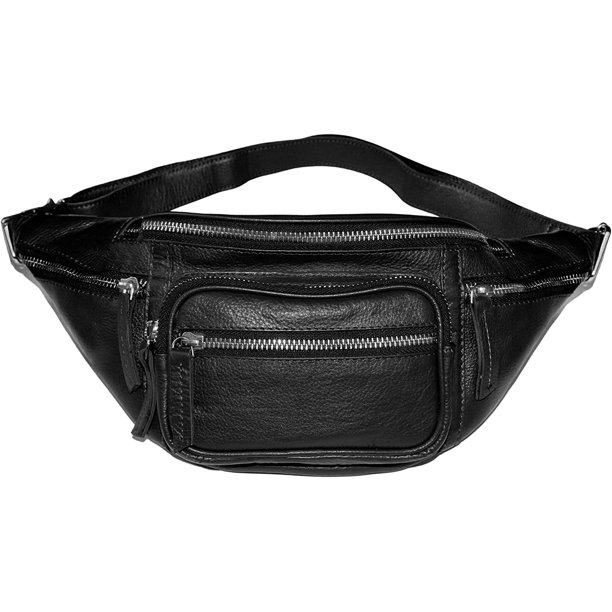 VINTAGE CRAFT SHOP Fanny Pack Waist Bag Multifunction Genuine Leather
