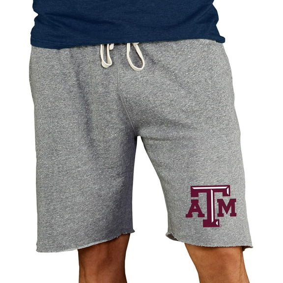 Men's Concepts Sport Gray Texas A&M Aggies Mainstream Terry Shorts