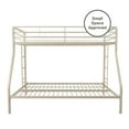 thumbnail image 2 of DHP Dusty Twin over Full Metal Bunk Bed, 2 of 7