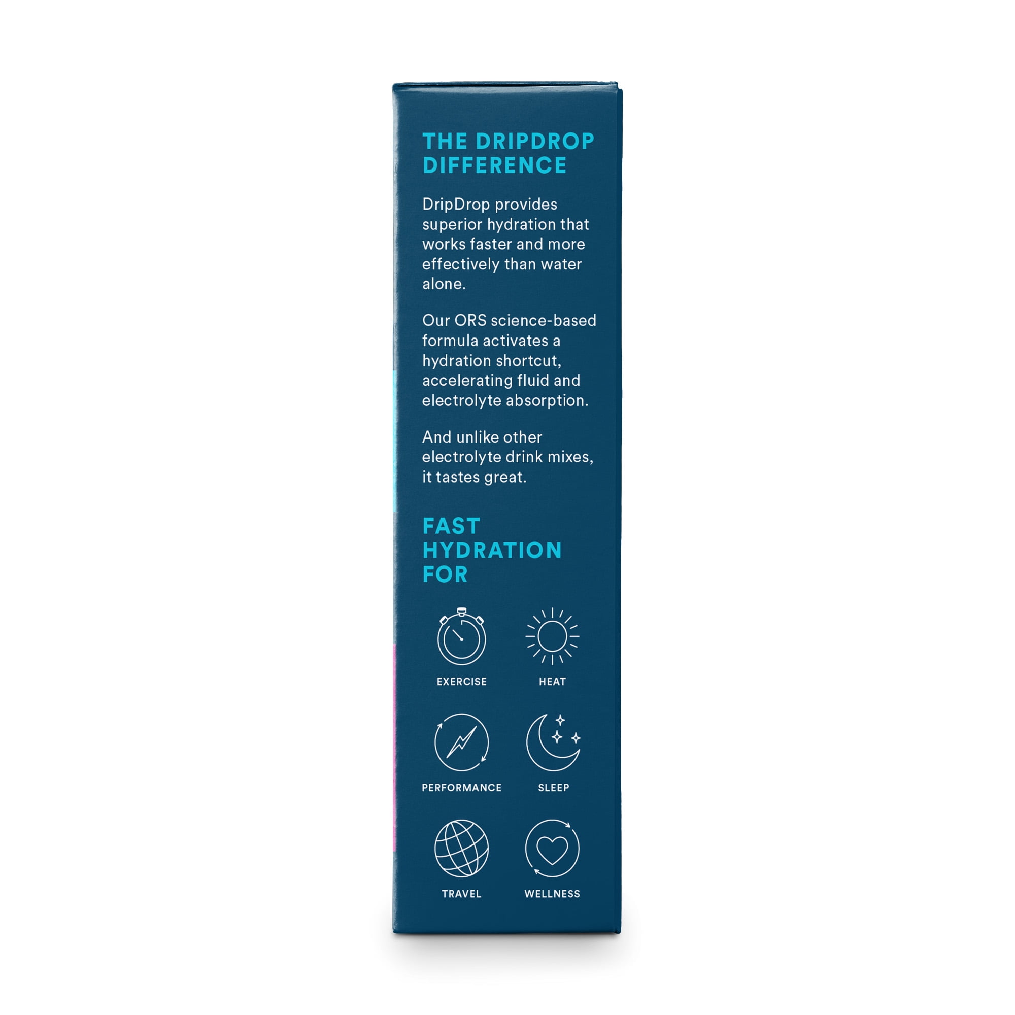 DripDrop Classic Fast Hydration - Sampler Variety Electrolyte Powder Drink Mix 0.35 oz, 10 Count