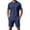 Dark Blue, variant on hotojiny Mens Short Sets 2 Piece Outfits Casual Summer Tracksuits Fashion Short Sleeve T Shirt and Shorts Set Sweatsuit(White,X-Large)
