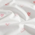 thumbnail image 3 of Poppy & Fritz Sweet Heart  Pink Twin Xl Sheet Set, 3 of 8