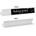 thumbnail image 2 of Printtoo Personalized Desk Name Plate Pretty & Flowers Custom Acrylic Office Desk Name Plate Accessory 2x10 Inches, 2 of 5