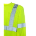 thumbnail image 4 of Old Toledo UHV403-2XL-Y Mens Long Sleeve High Visibility T-Shirt, Yellow - 2X, 4 of 6
