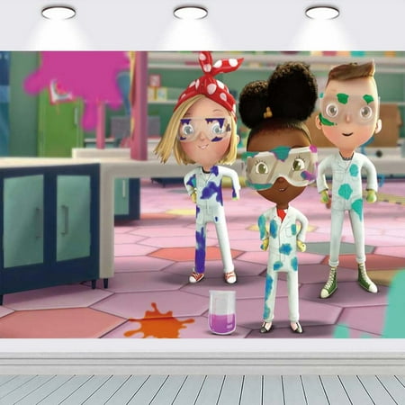 Ada Twist Scientist Party Supplies Background Backdrop Taspestry Banner Poster Decor Decorations