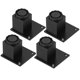 thumbnail image 4 of Pata de gabinete Jadeshay 4 piezas/juego de patas de muebles Ajustables Color Negro, 4 of 8