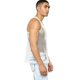 thumbnail image 1 of Men's Mesh Fishnet See Through Shirt Short Sleeve Muscle Undershirts Tee Tops, 1 of 4
